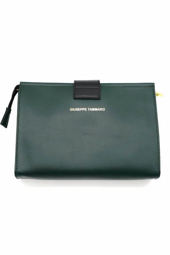 Pochette double color verde