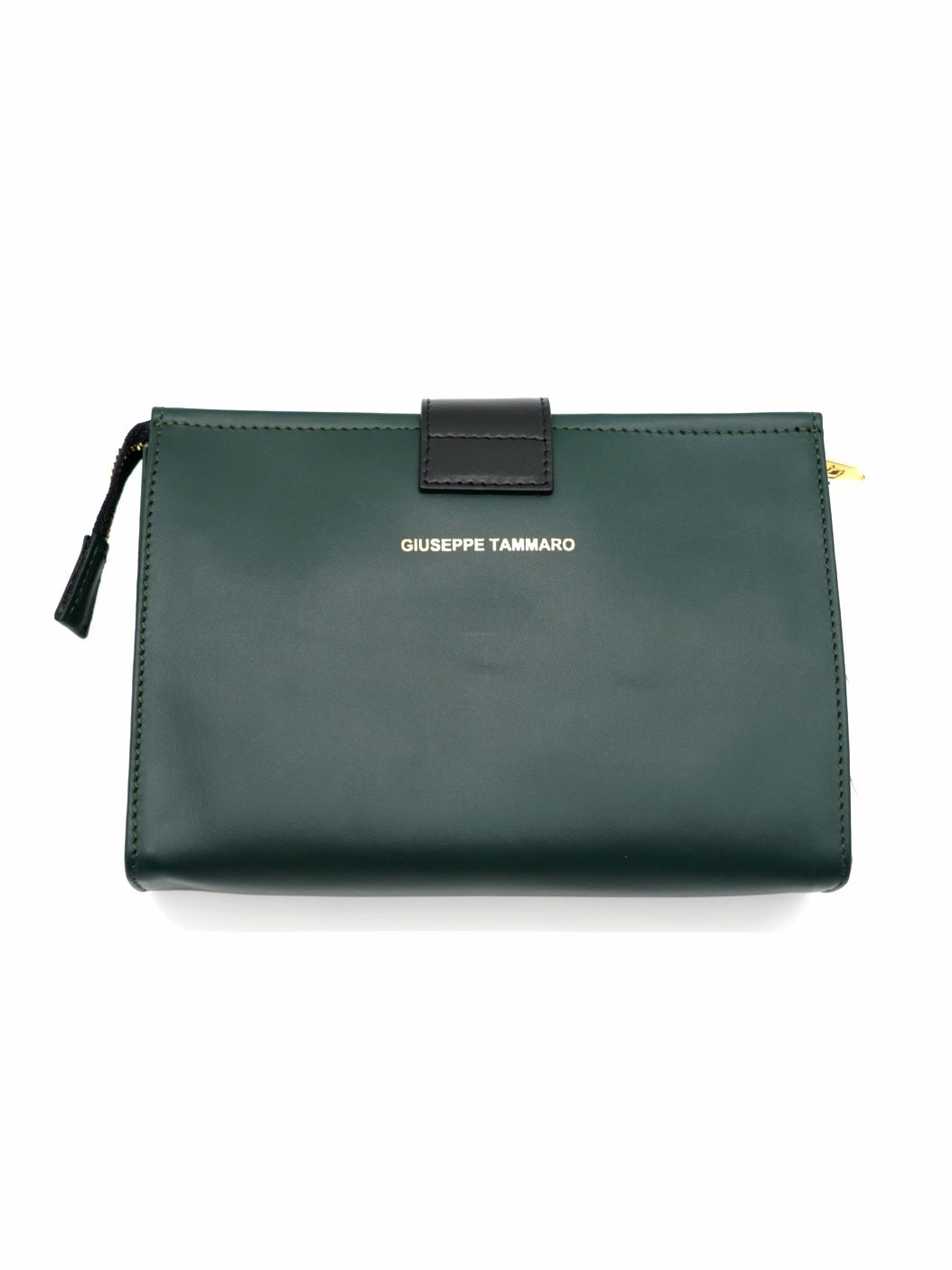 Pochette double color verde