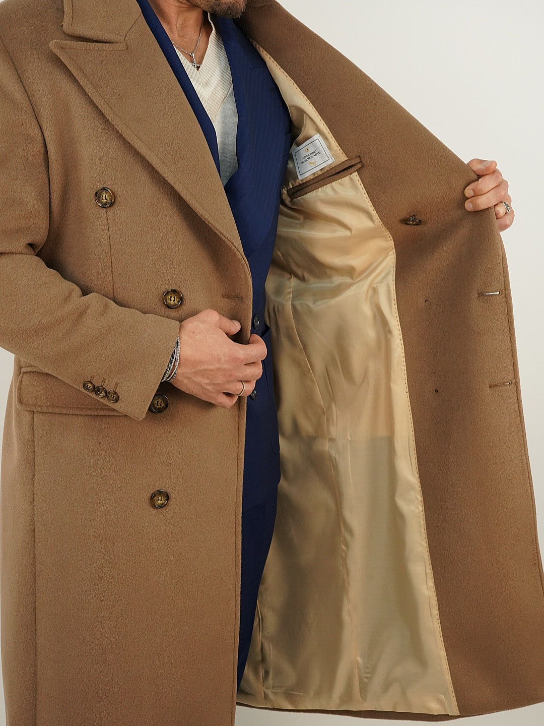 Cappotto Raglan Cammello