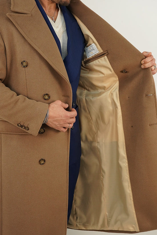 Cappotto Raglan Cammello