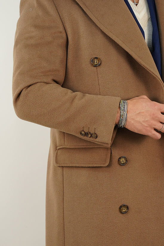 Cappotto Raglan Cammello