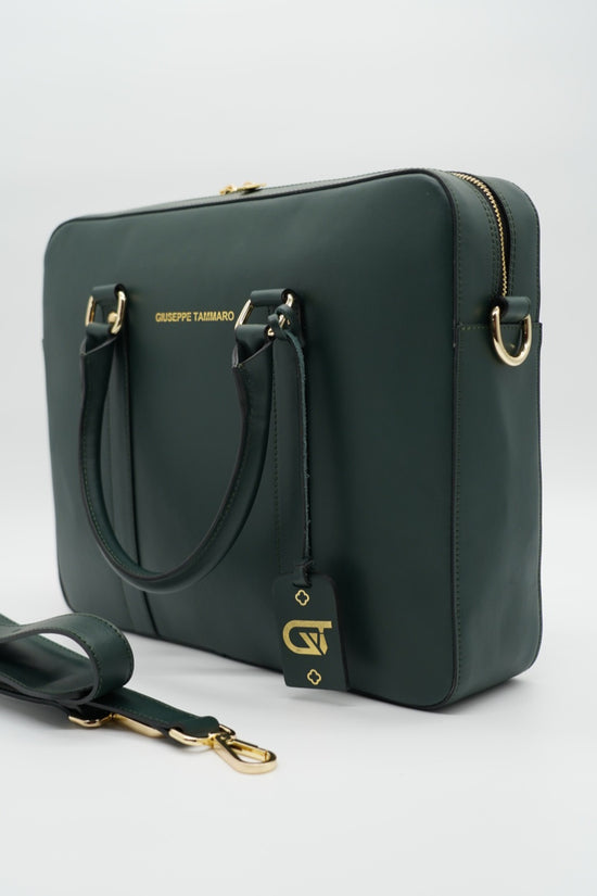 Portadocumenti elegant verde
