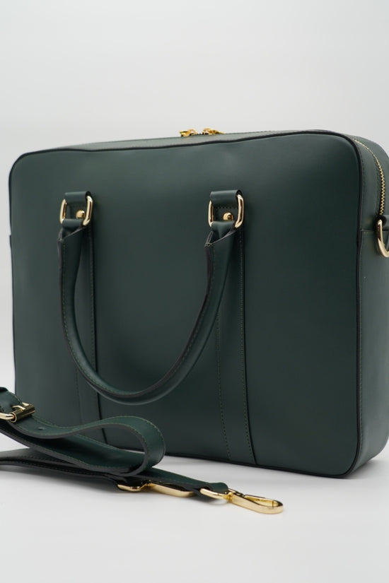 Portadocumenti elegant verde