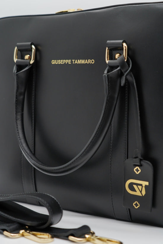 Portadocumenti elegant nero