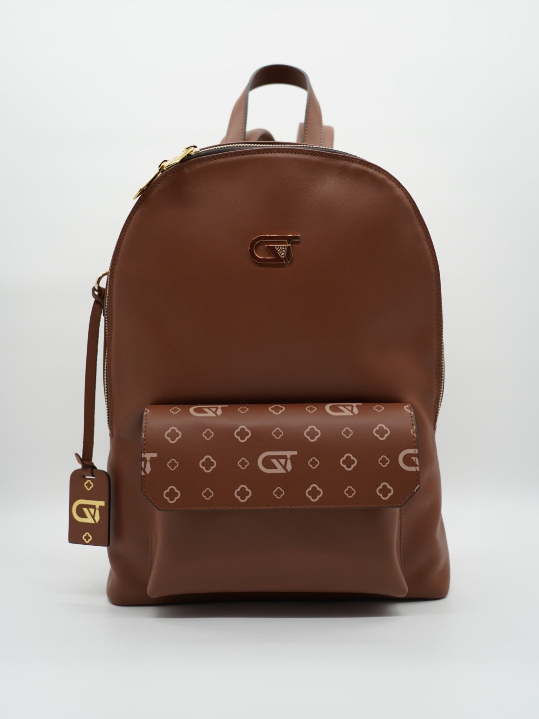 Zaino monogram cuoio