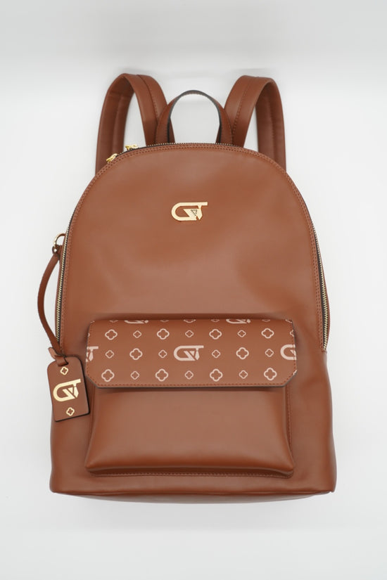 Zaino monogram cuoio