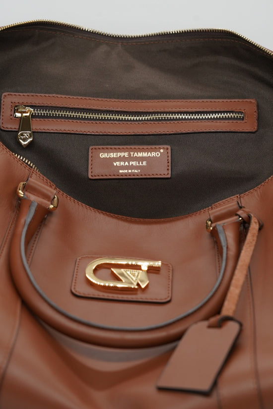 Borsa da viaggio elegant 50 cuoio