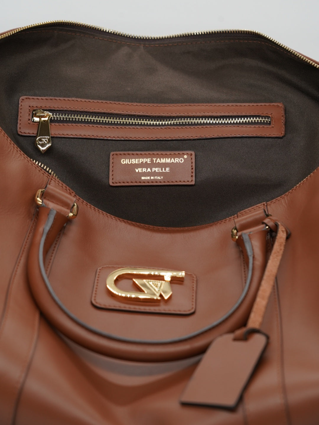 Borsa da viaggio elegant 50 cuoio