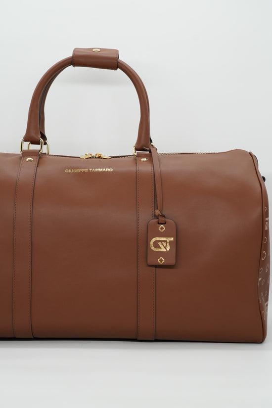 Borsa da viaggio monogram 50 cuoio