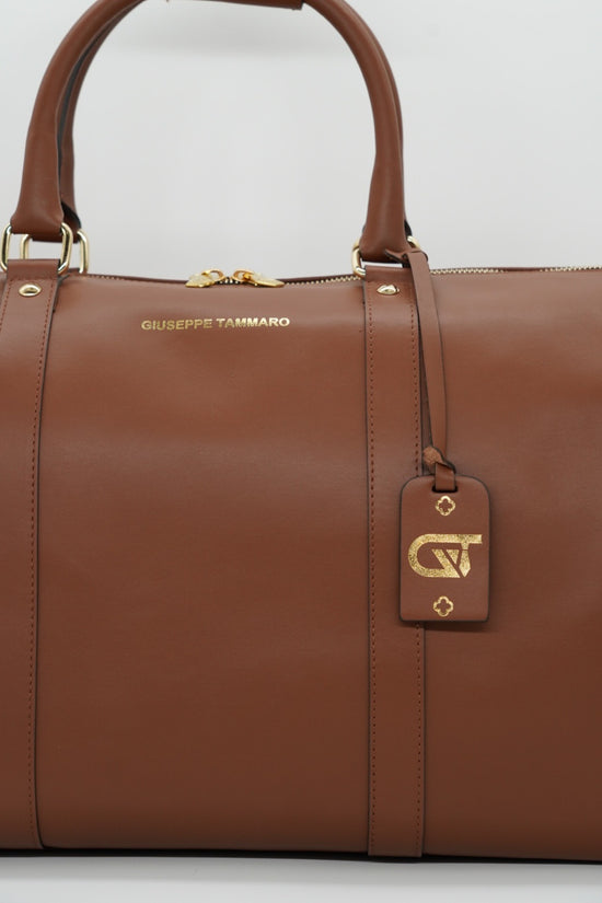 Borsa da viaggio monogram 50 cuoio