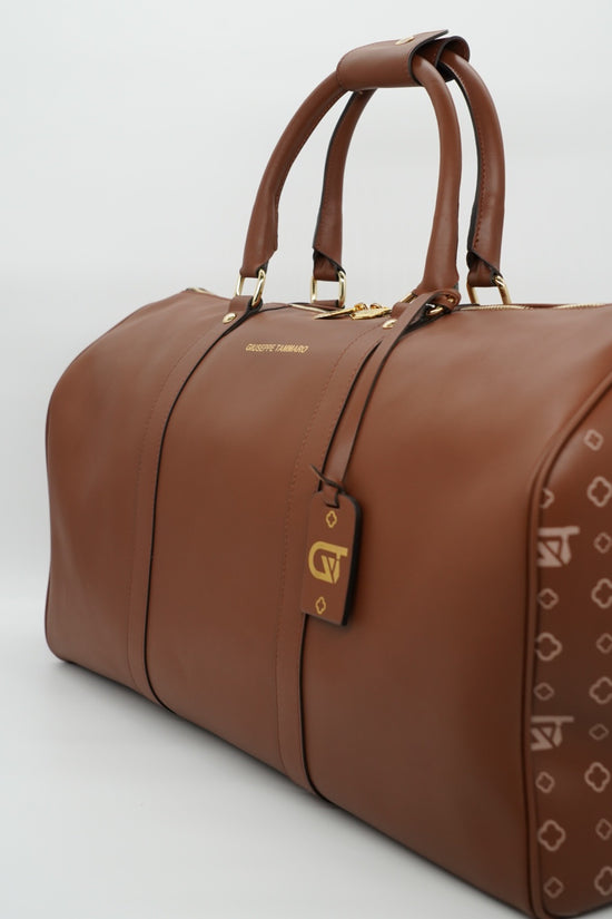 Borsa da viaggio monogram 50 cuoio