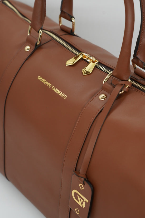 Borsa da viaggio monogram 50 cuoio