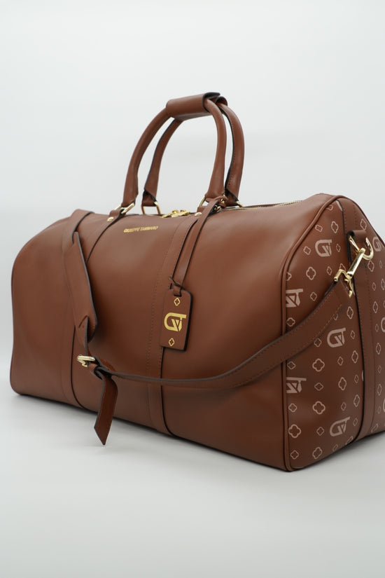 Borsa da viaggio monogram 50 cuoio