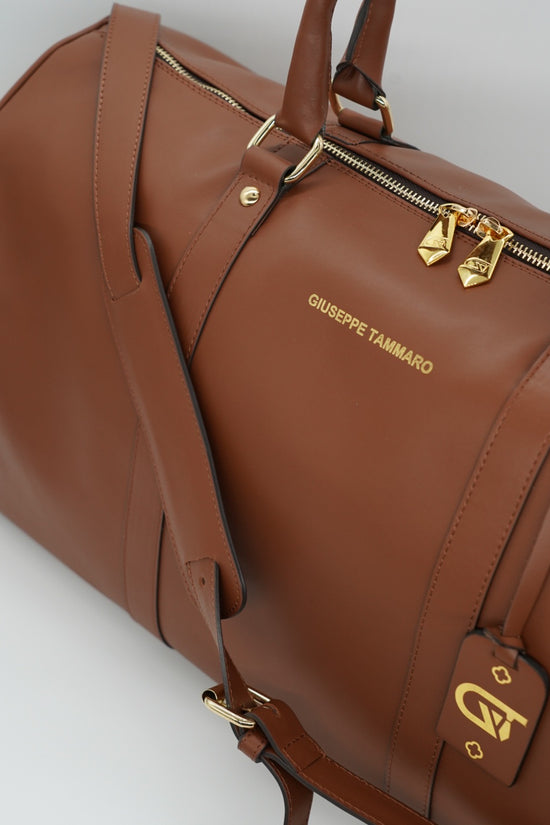 Borsa da viaggio monogram 50 cuoio