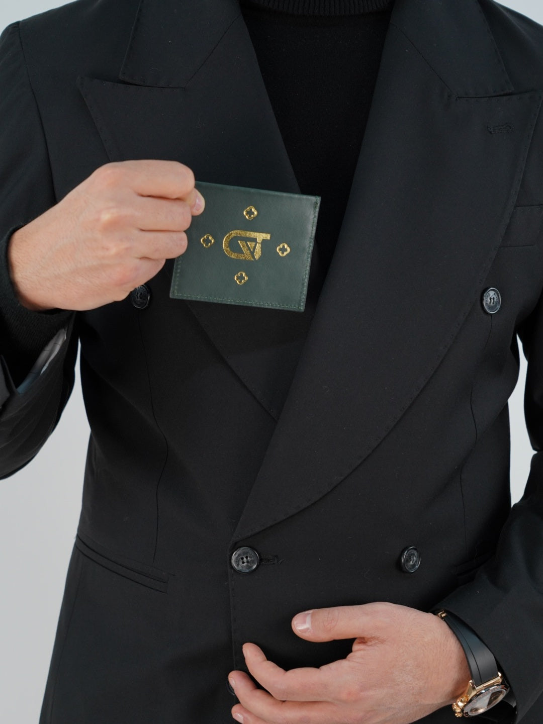 Portacarte di credito verde