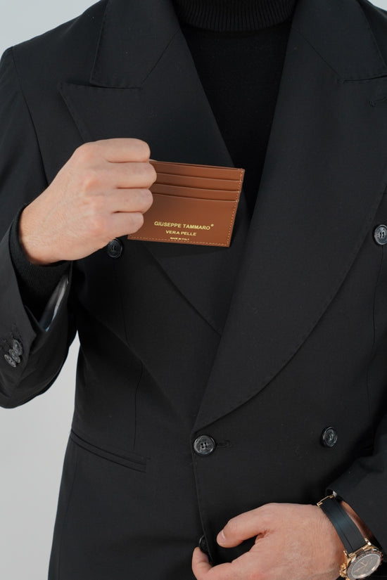 Portacarte di credito cuoio