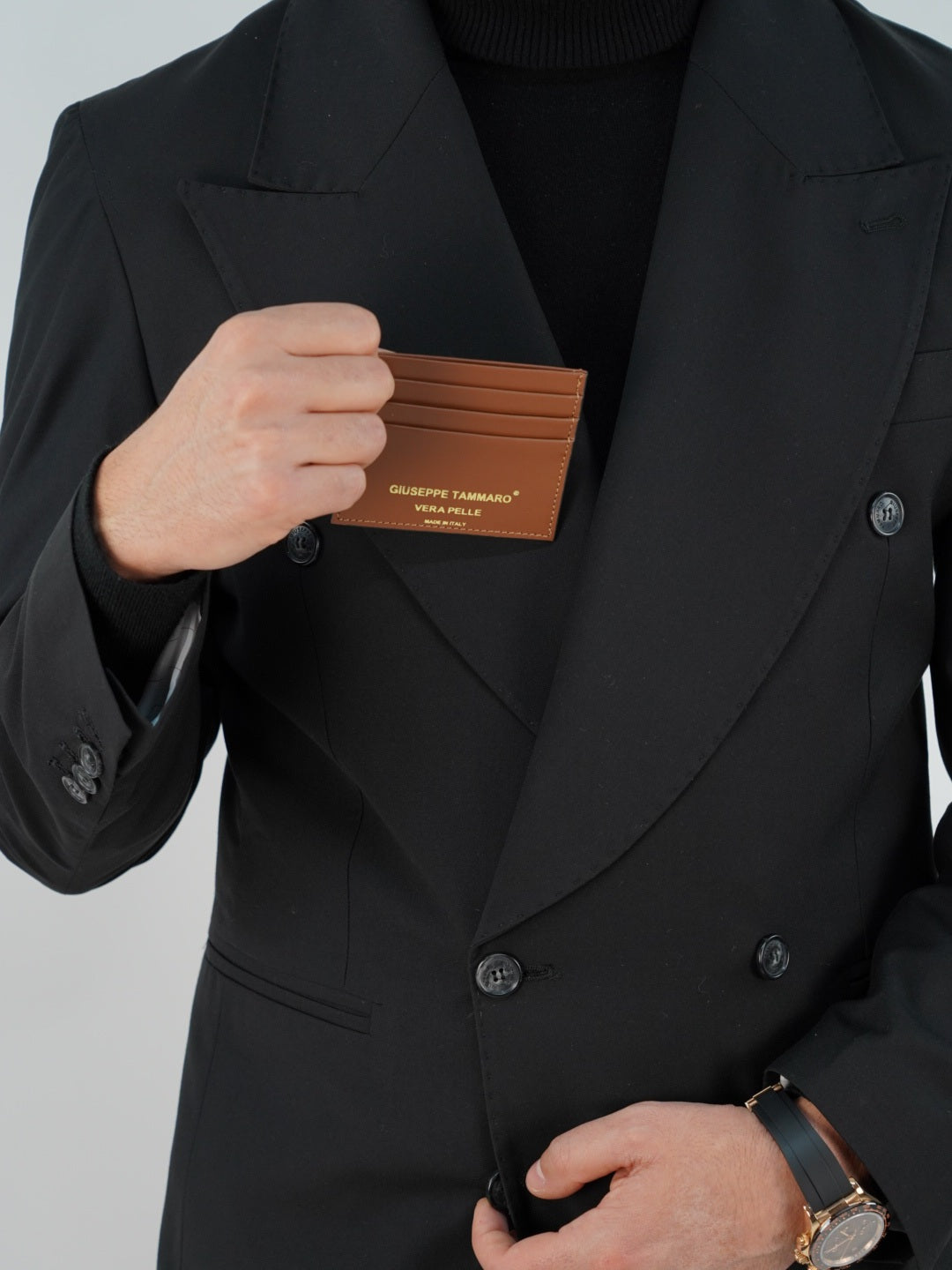 Portacarte di credito cuoio