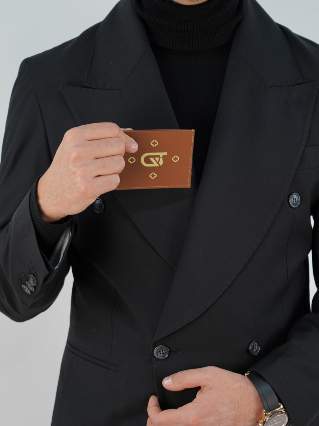 Portacarte di credito cuoio