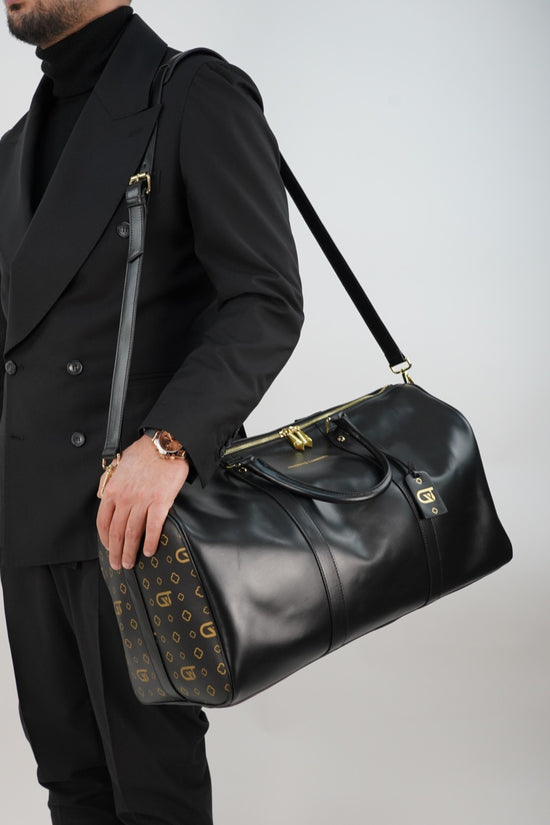 Borsa da viaggio monogram 50 nera