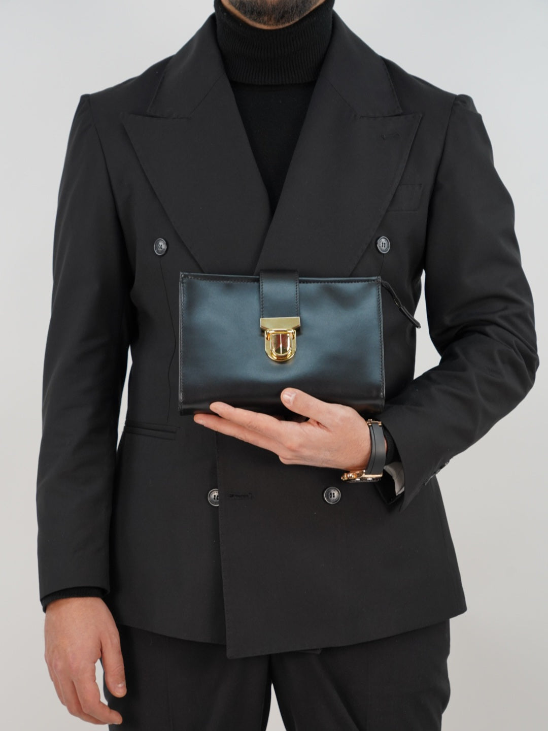 Pochette elegant nera