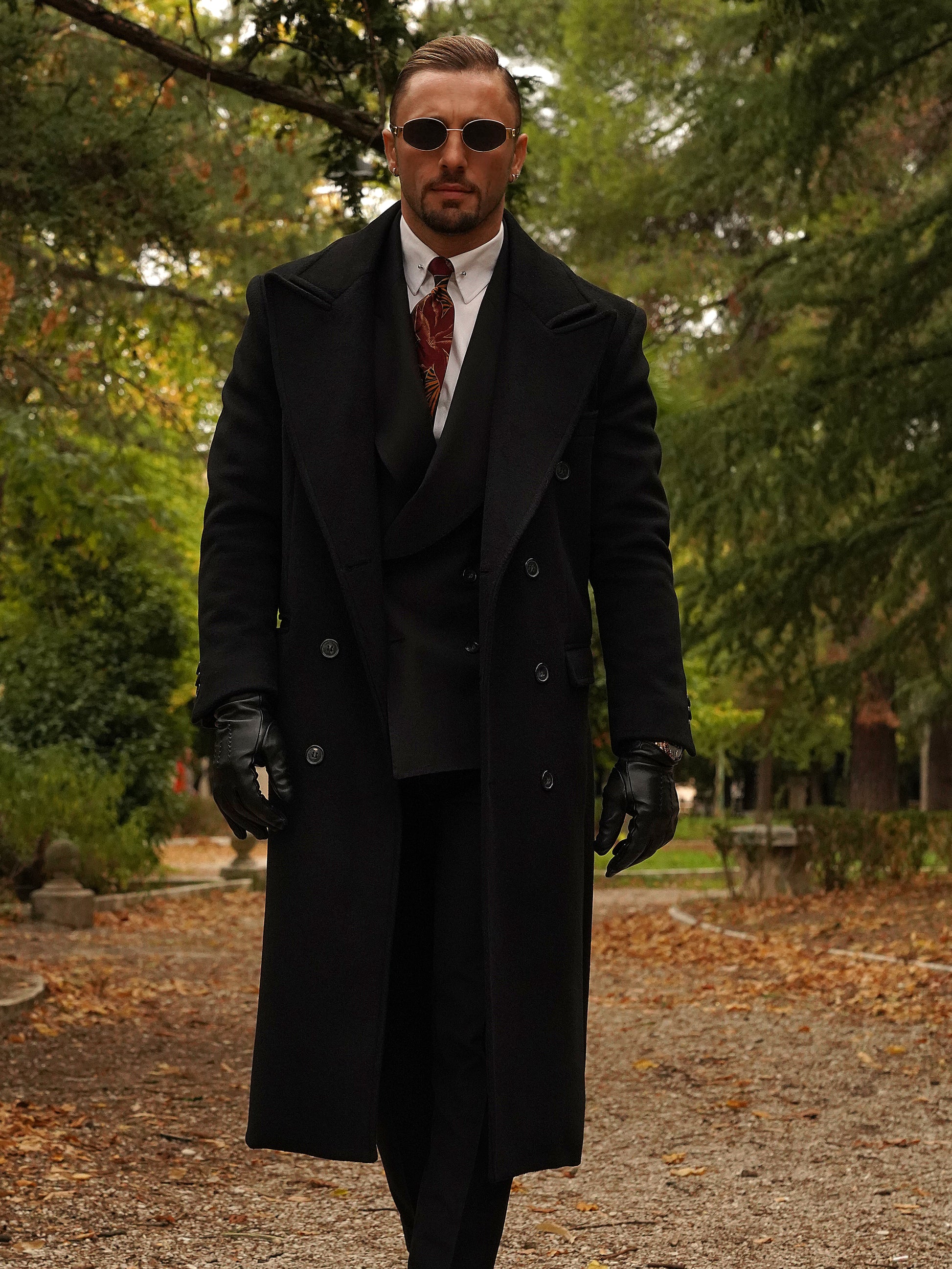 Cappotto Raglan Nero