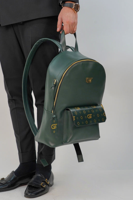 Zaino monogram verde
