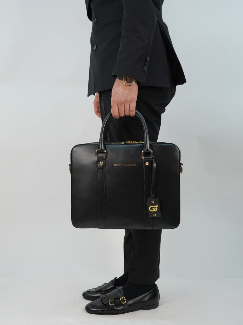 Portadocumenti elegant nero