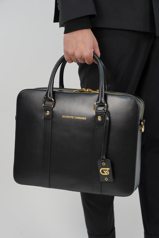 Portadocumenti elegant nero