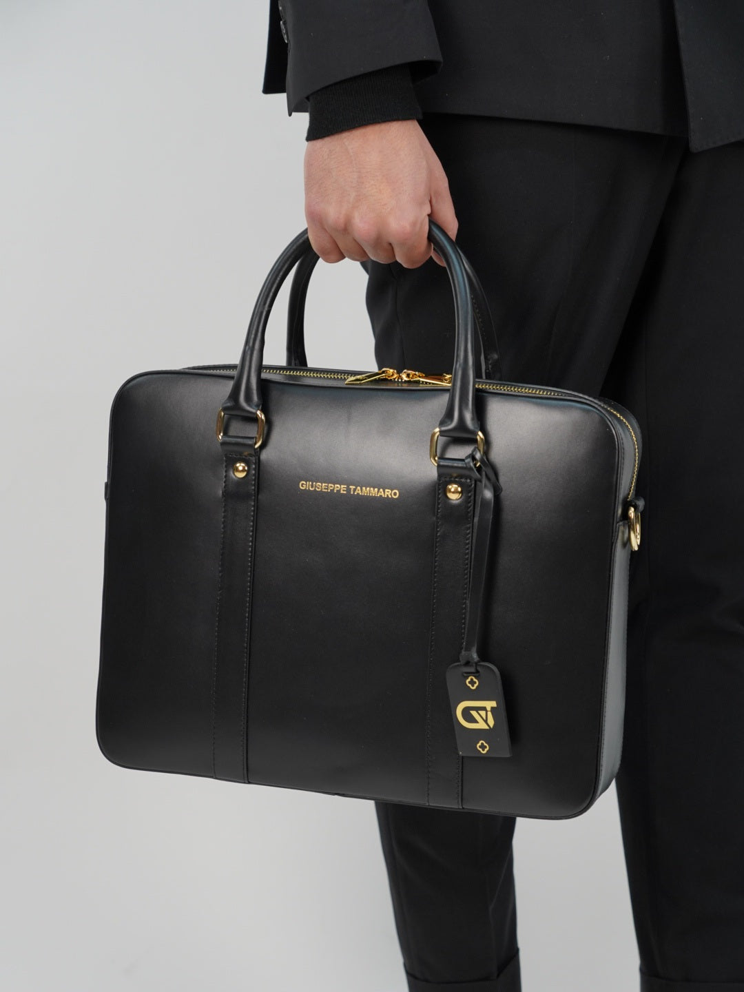 Portadocumenti elegant nero