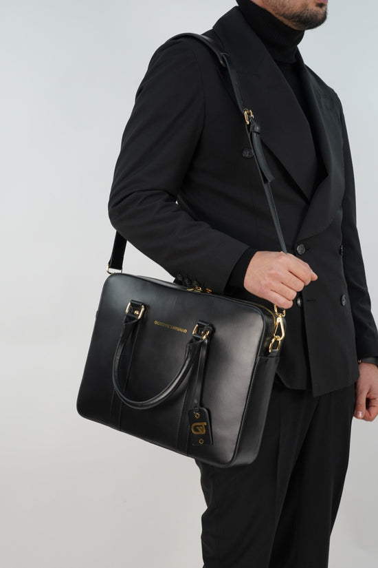 Portadocumenti elegant nero