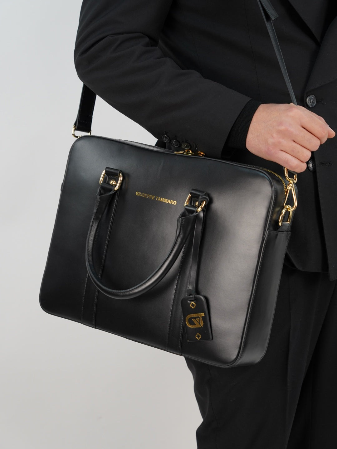Portadocumenti elegant nero