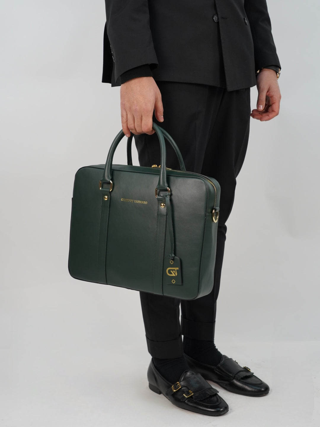 Portadocumenti elegant verde
