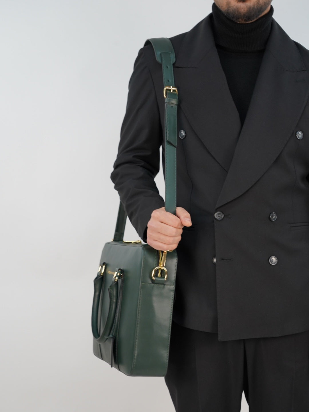 Portadocumenti elegant verde