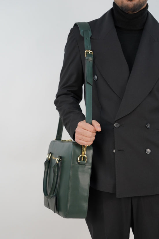 Portadocumenti elegant verde