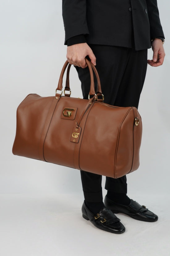 Borsa da viaggio elegant 50 cuoio