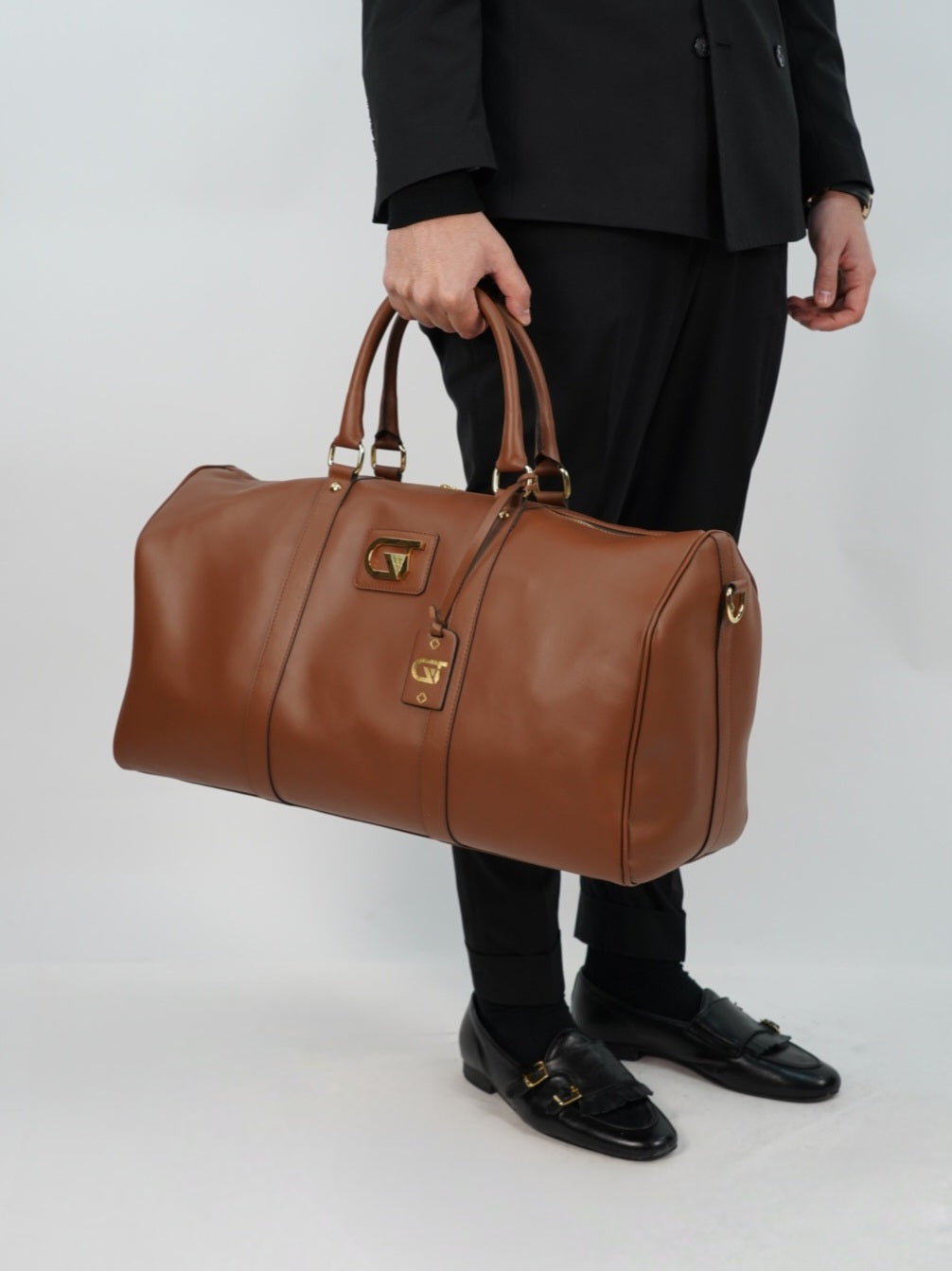 Borsa da viaggio elegant 50 cuoio