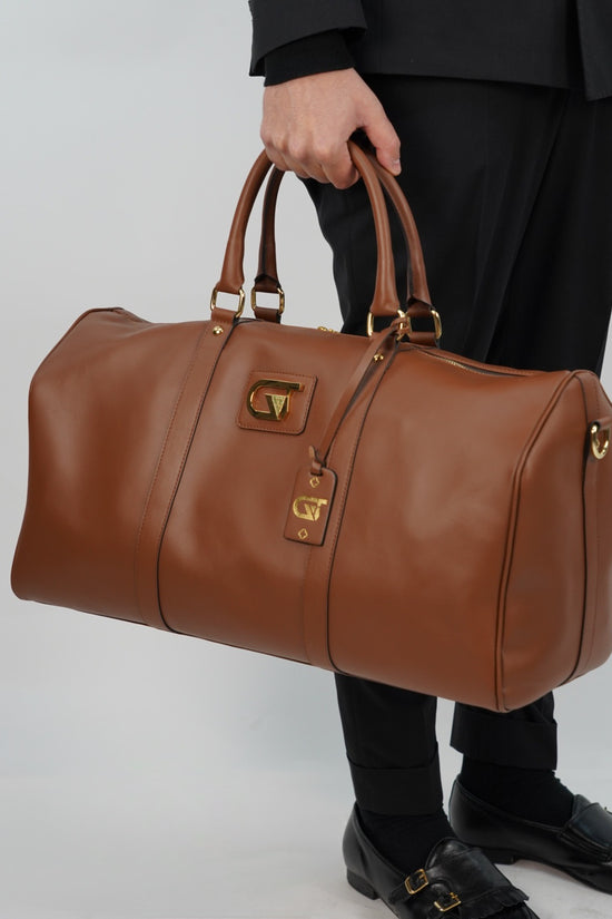 Borsa da viaggio elegant 50 cuoio