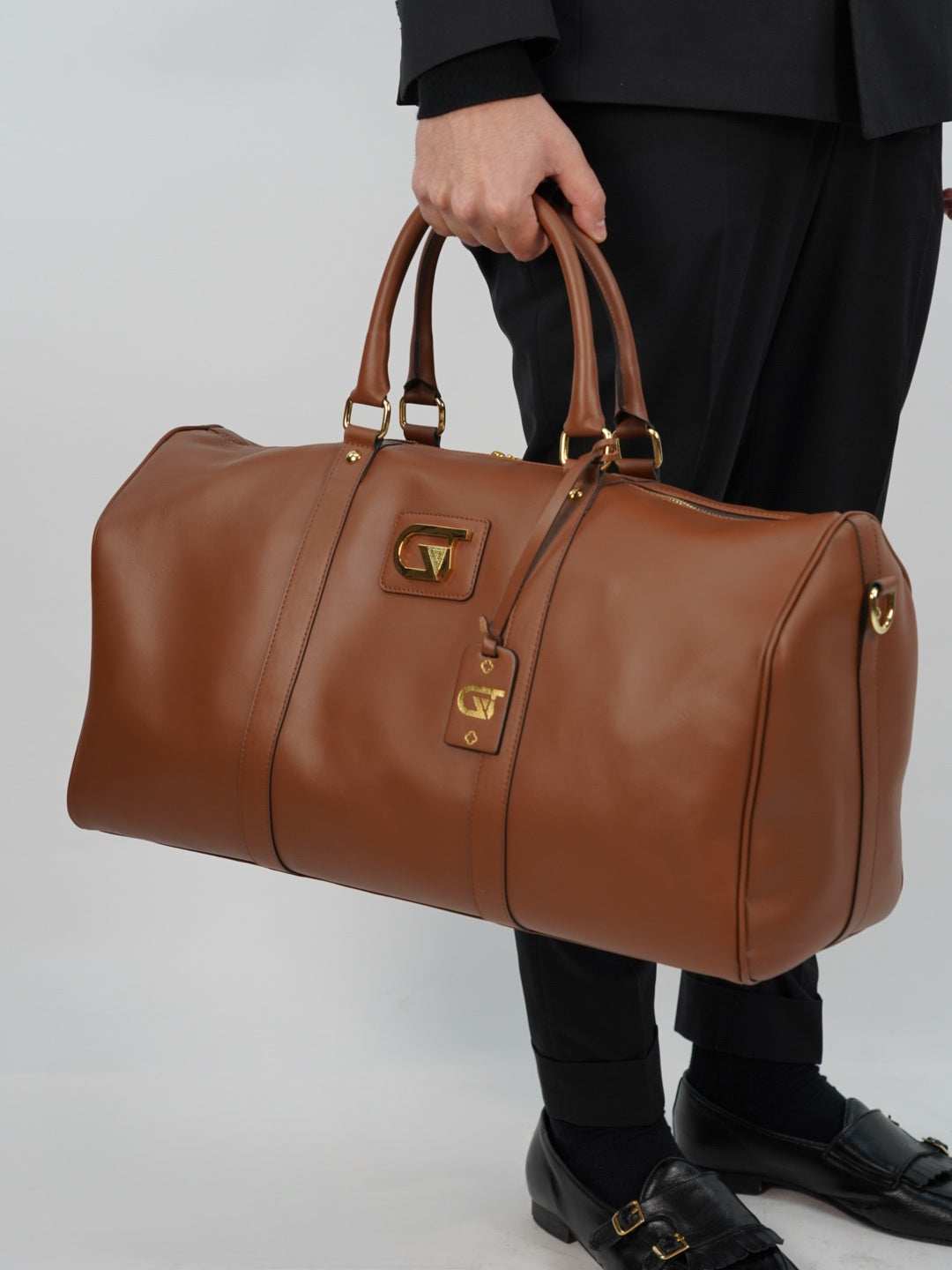 Borsa da viaggio elegant 50 cuoio