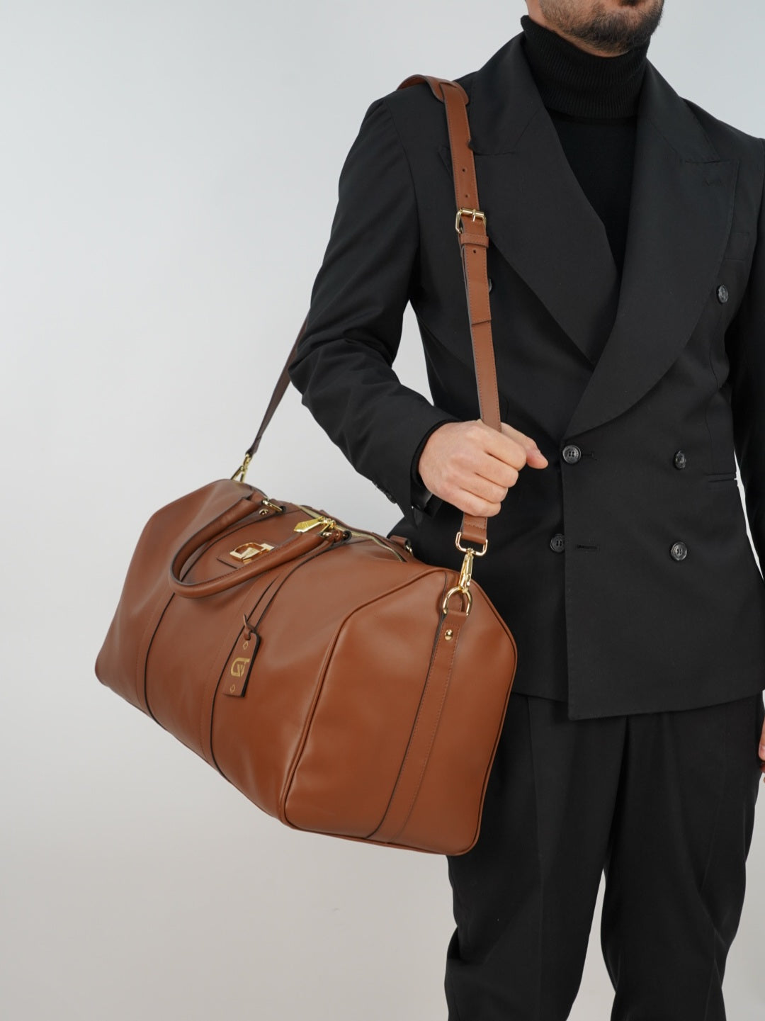 Borsa da viaggio elegant 50 cuoio