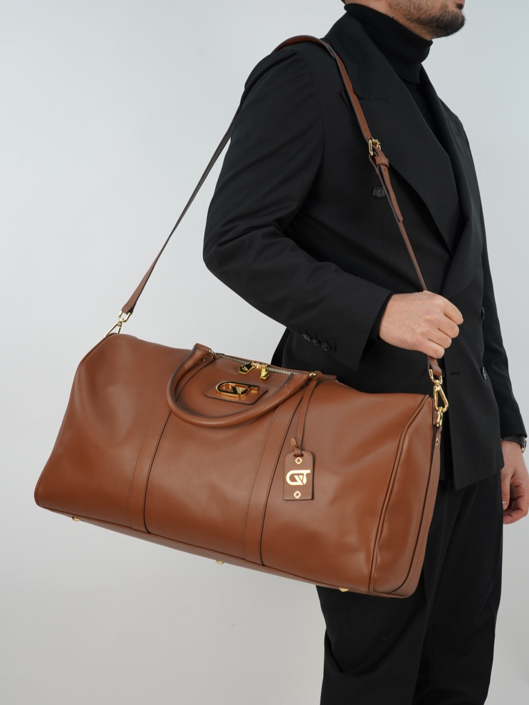 Borsa da viaggio elegant 50 cuoio