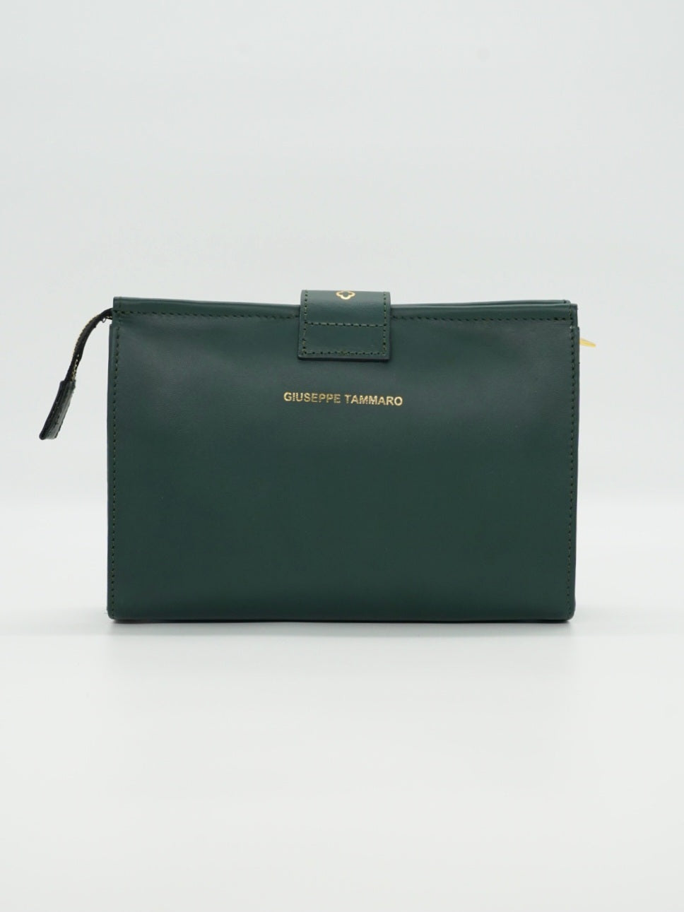 Pochette monogram verde