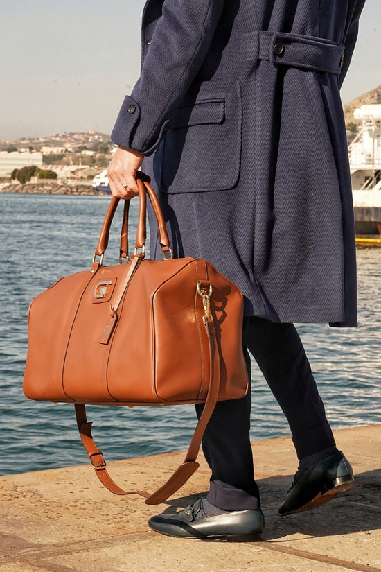 Borsa da viaggio elegant 50 cuoio