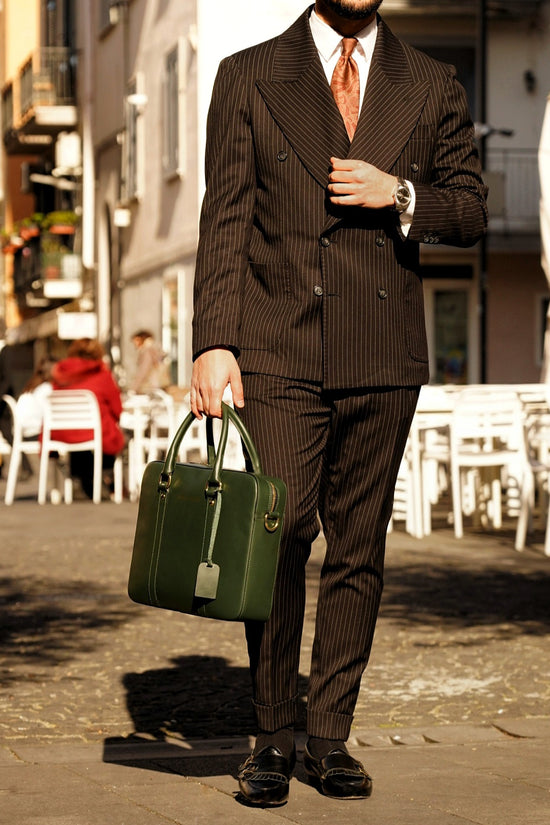 Portadocumenti elegant verde