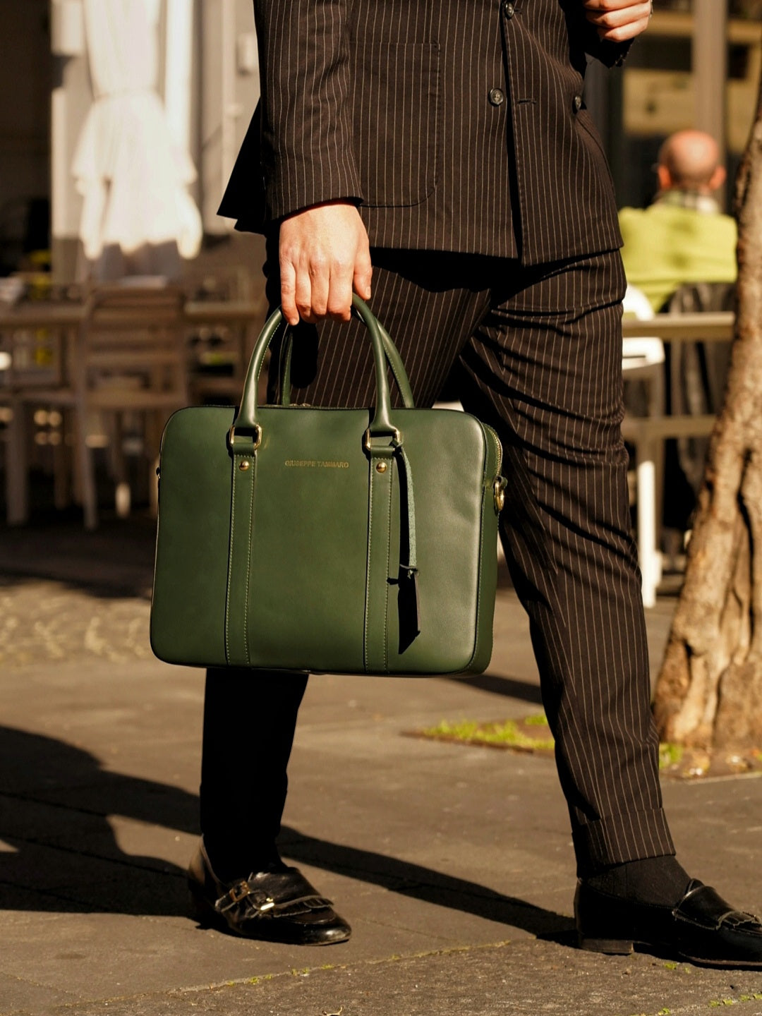 Portadocumenti elegant verde