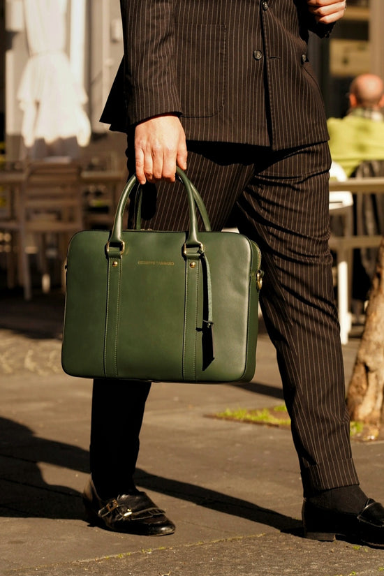 Portadocumenti elegant verde