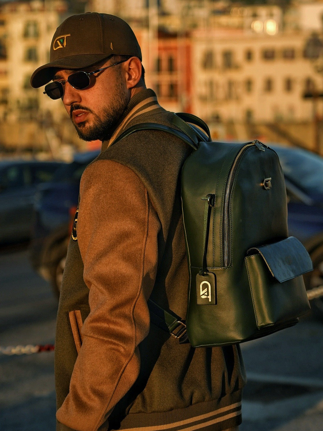 College verde e beige