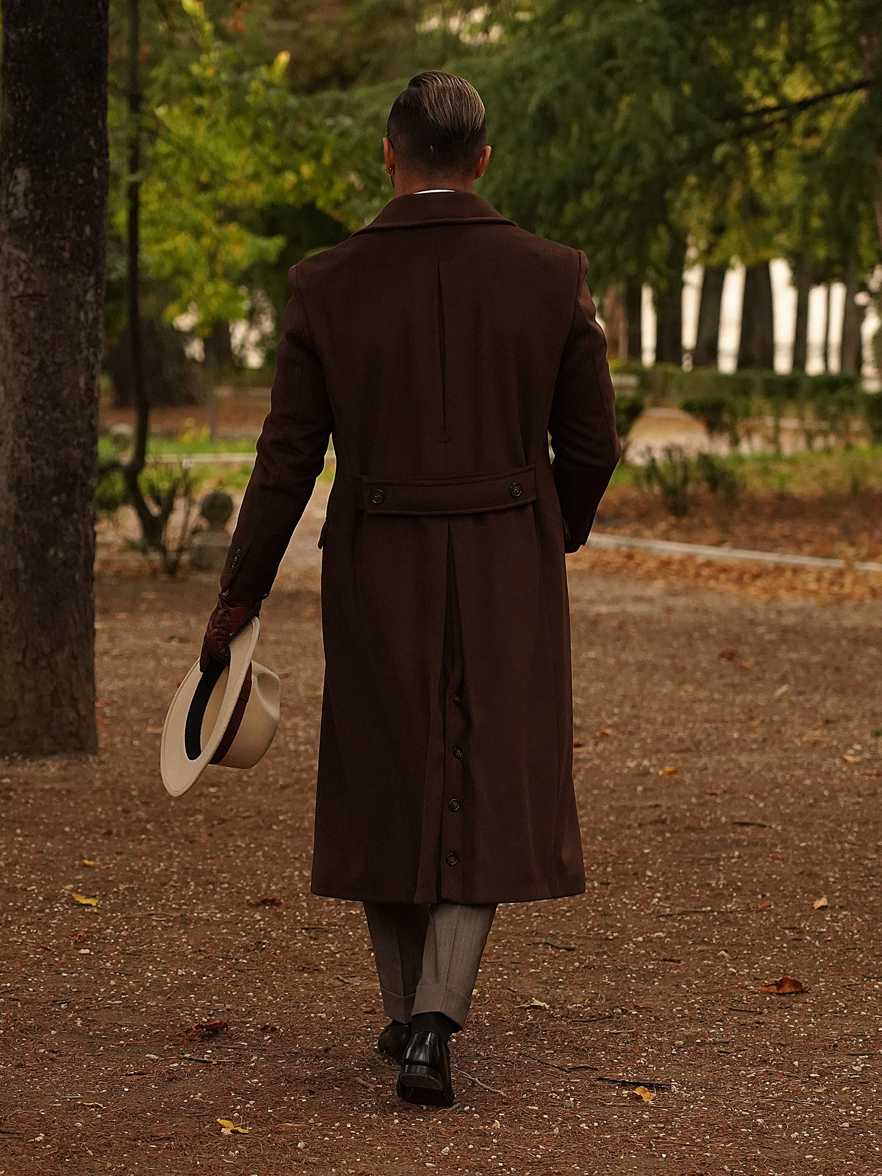 Cappotto Raglan Testa di moro