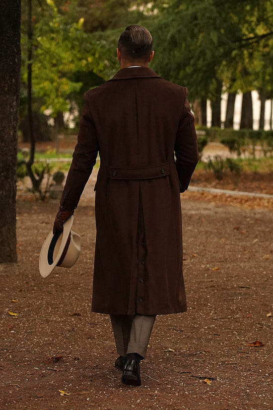 Cappotto Raglan Testa di moro
