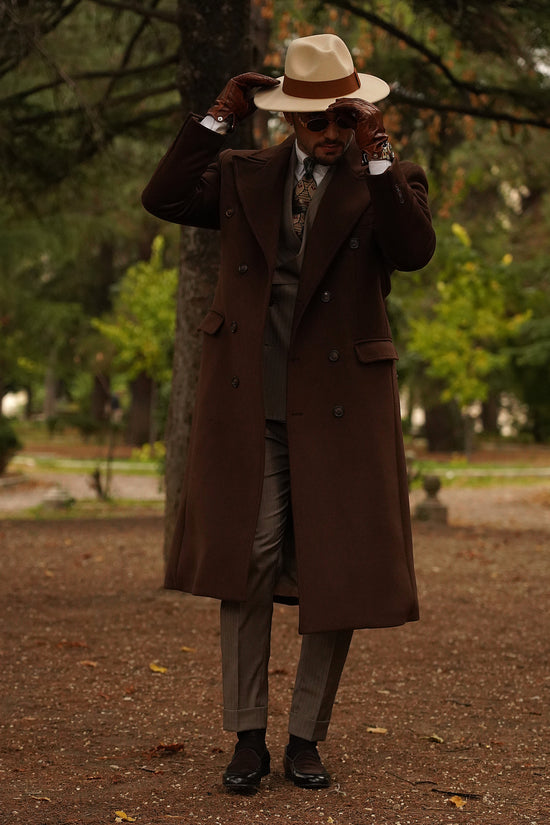 Cappotto Raglan Testa di moro