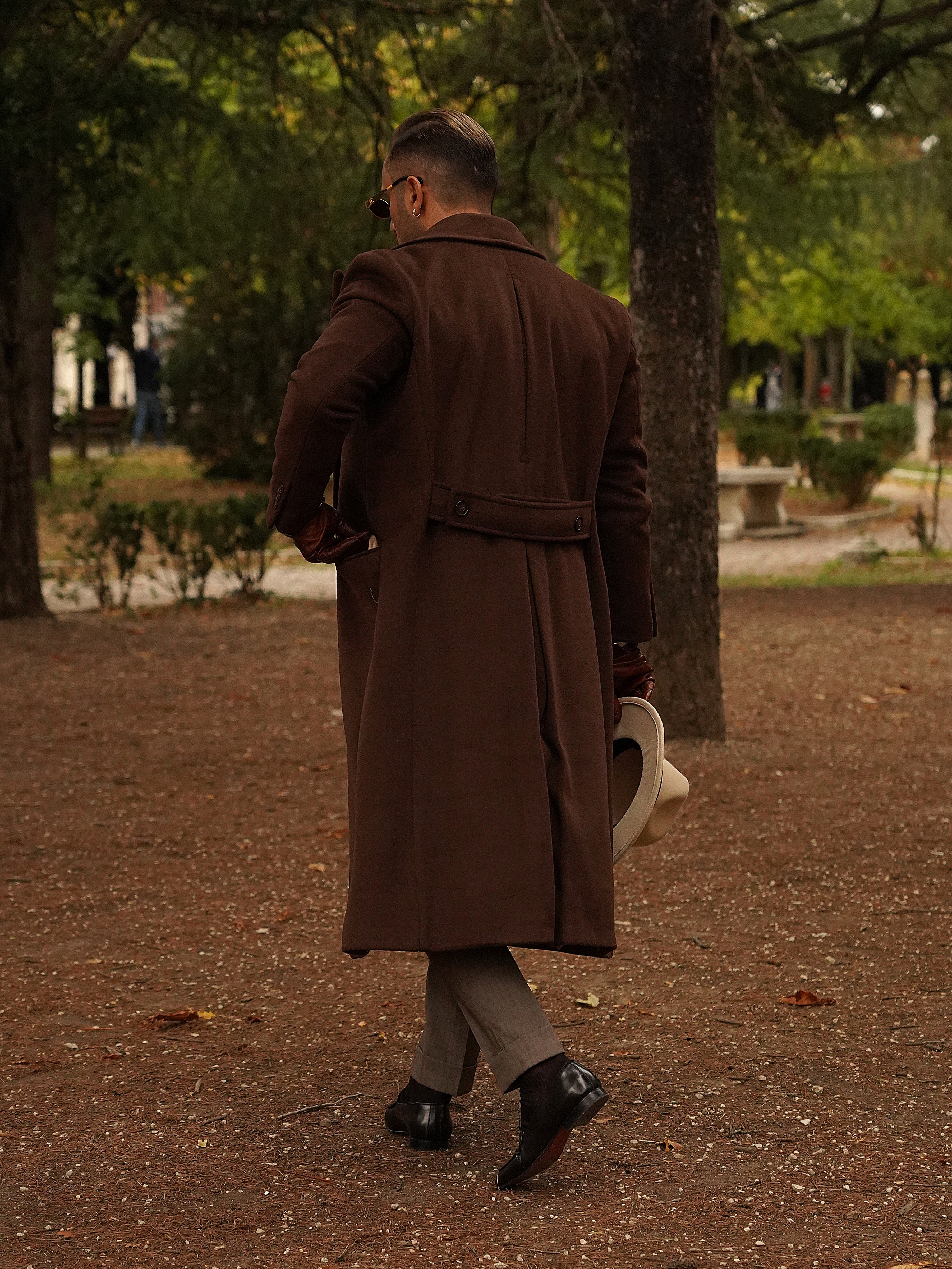 Cappotto Raglan Testa di moro